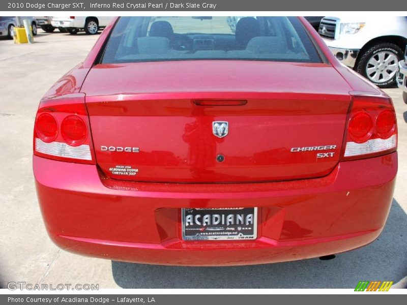 Inferno Red Crystal Pearl / Dark Slate Gray 2010 Dodge Charger SXT