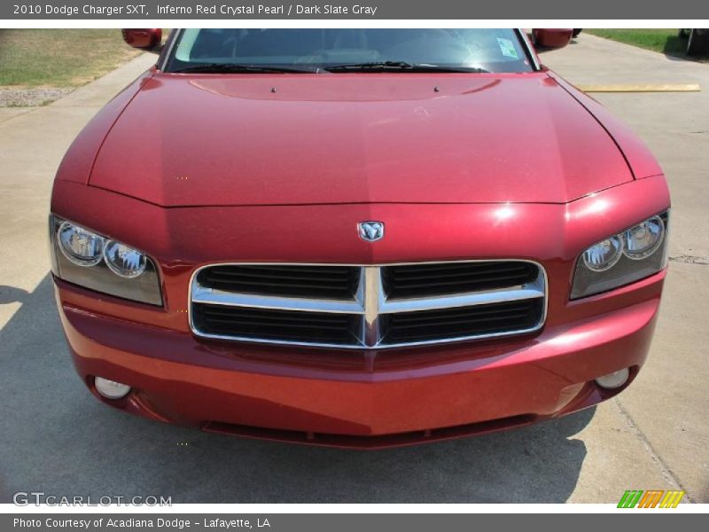 Inferno Red Crystal Pearl / Dark Slate Gray 2010 Dodge Charger SXT