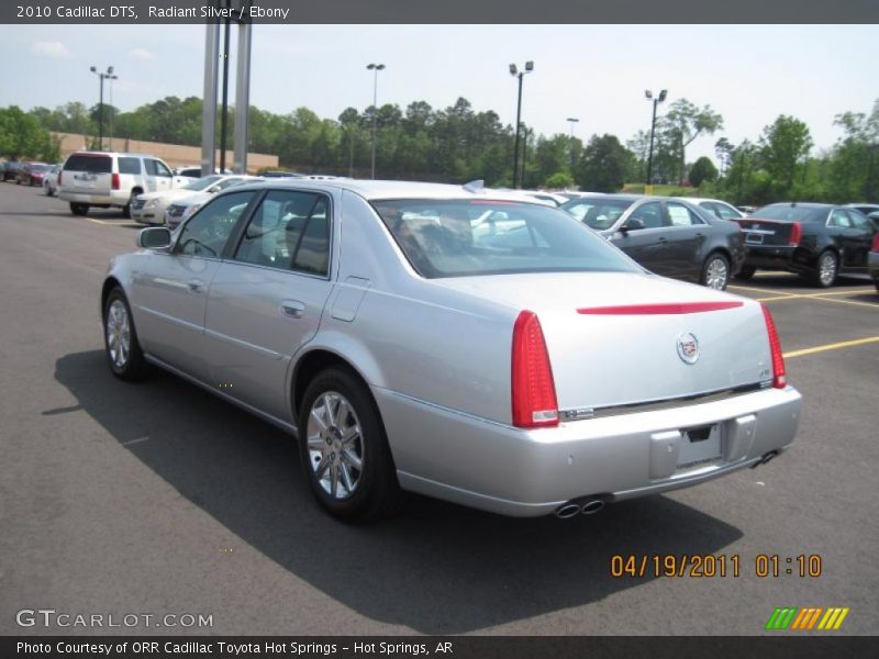 Radiant Silver / Ebony 2010 Cadillac DTS