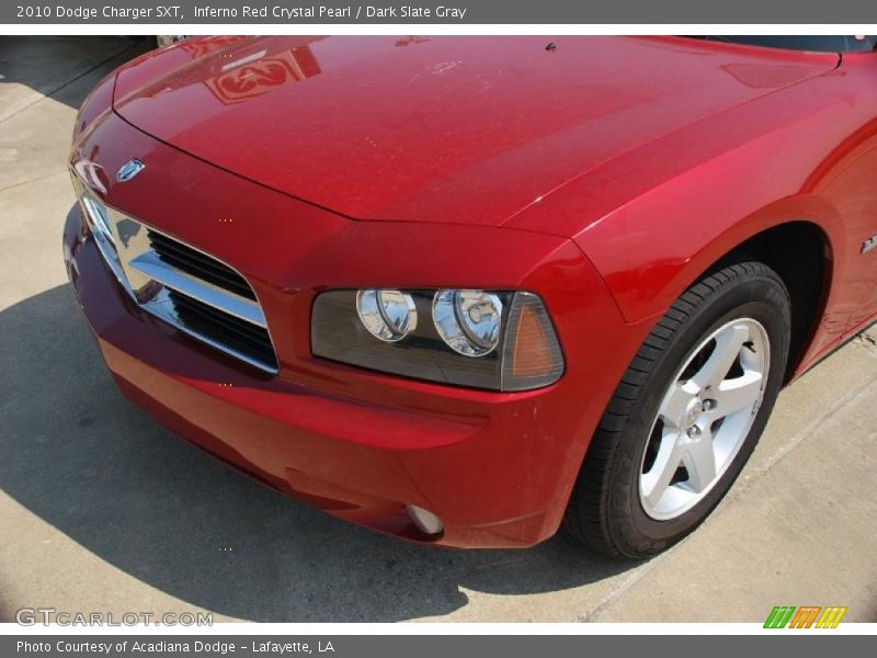 Inferno Red Crystal Pearl / Dark Slate Gray 2010 Dodge Charger SXT