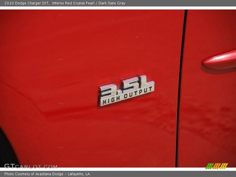 Inferno Red Crystal Pearl / Dark Slate Gray 2010 Dodge Charger SXT