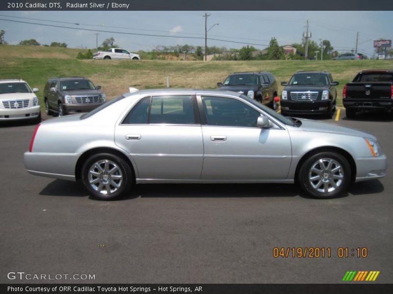 Radiant Silver / Ebony 2010 Cadillac DTS