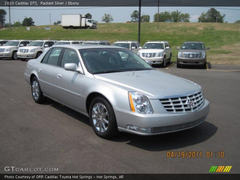 Radiant Silver / Ebony 2010 Cadillac DTS