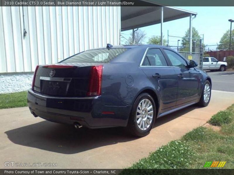 Blue Diamond Tricoat / Light Titanium/Ebony 2010 Cadillac CTS 3.0 Sedan