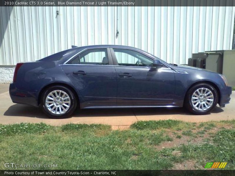 Blue Diamond Tricoat / Light Titanium/Ebony 2010 Cadillac CTS 3.0 Sedan
