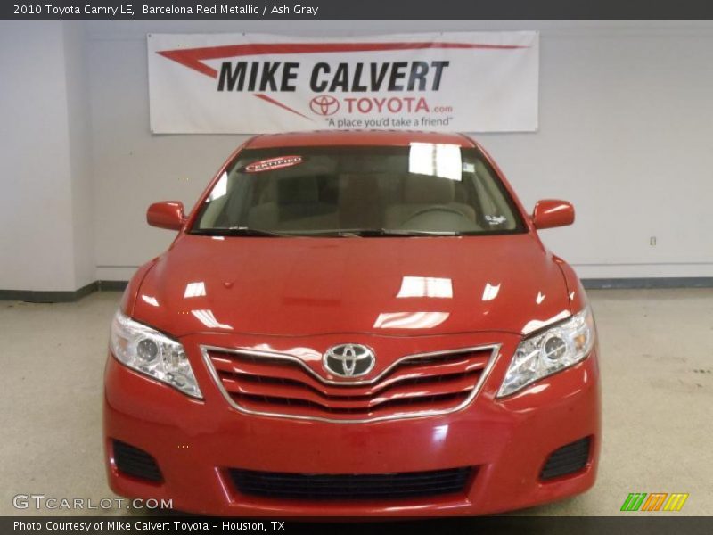 Barcelona Red Metallic / Ash Gray 2010 Toyota Camry LE