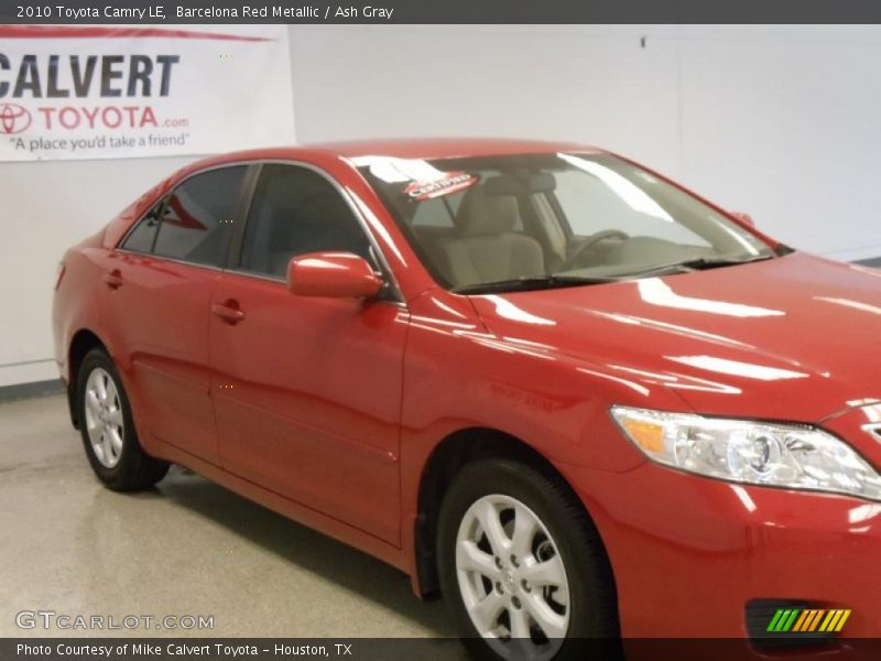 Barcelona Red Metallic / Ash Gray 2010 Toyota Camry LE