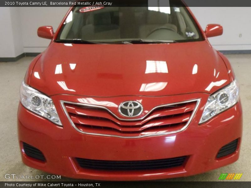 Barcelona Red Metallic / Ash Gray 2010 Toyota Camry LE
