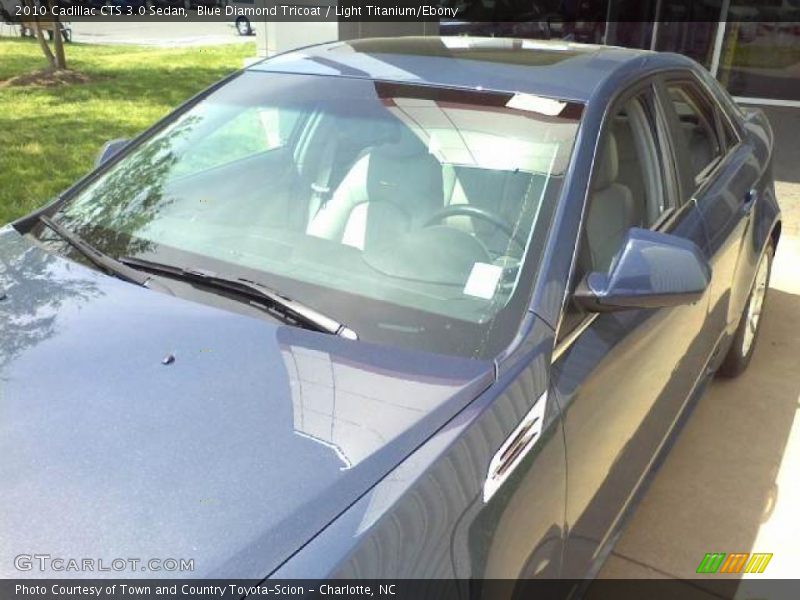 Blue Diamond Tricoat / Light Titanium/Ebony 2010 Cadillac CTS 3.0 Sedan