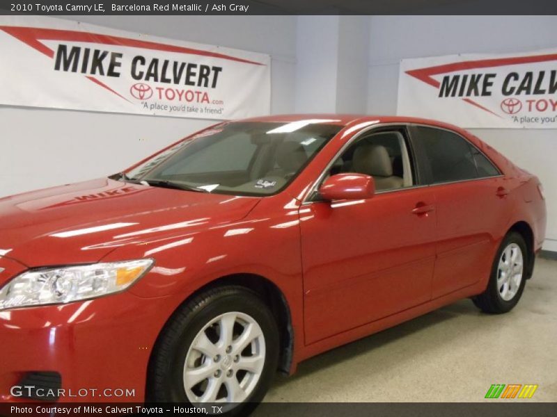 Barcelona Red Metallic / Ash Gray 2010 Toyota Camry LE