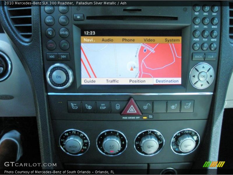 Navigation of 2010 SLK 300 Roadster