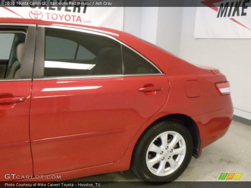 Barcelona Red Metallic / Ash Gray 2010 Toyota Camry LE