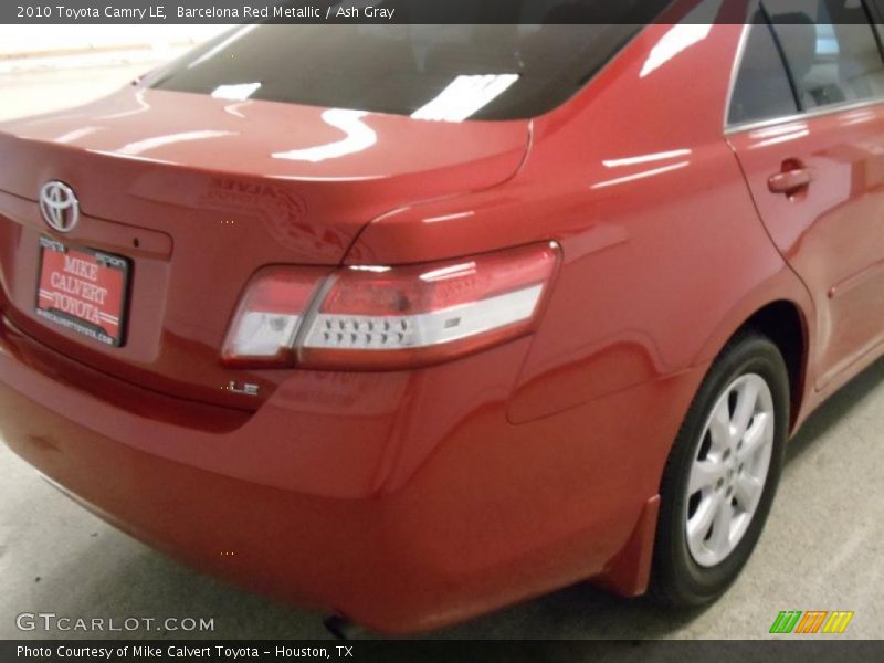 Barcelona Red Metallic / Ash Gray 2010 Toyota Camry LE