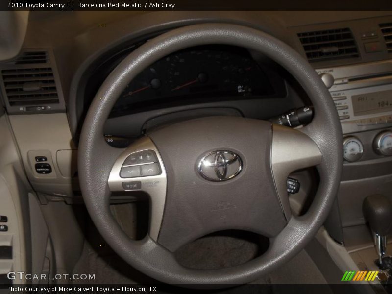 Barcelona Red Metallic / Ash Gray 2010 Toyota Camry LE