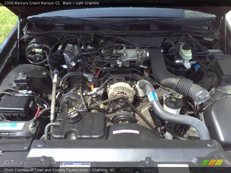 Black / Light Graphite 2000 Mercury Grand Marquis GS