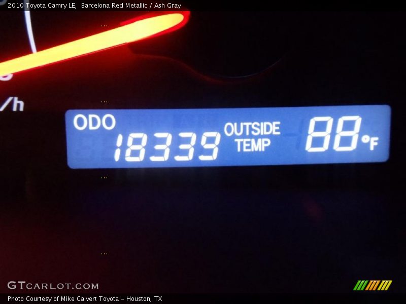 Barcelona Red Metallic / Ash Gray 2010 Toyota Camry LE