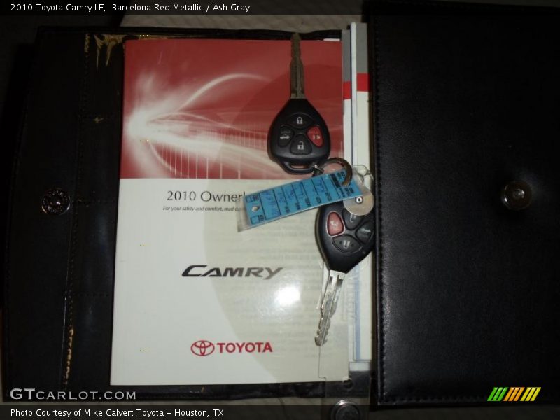 Barcelona Red Metallic / Ash Gray 2010 Toyota Camry LE