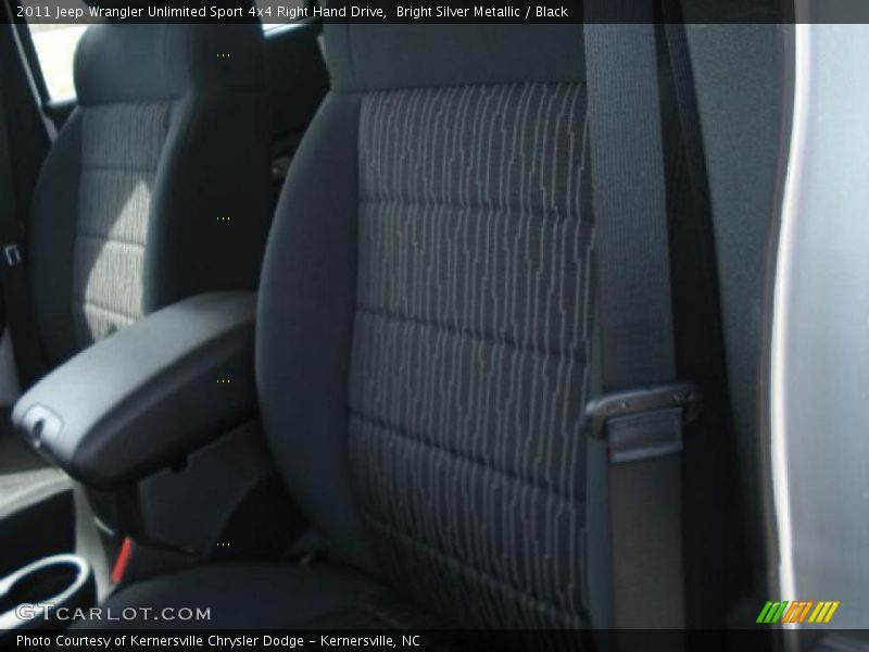 Bright Silver Metallic / Black 2011 Jeep Wrangler Unlimited Sport 4x4 Right Hand Drive