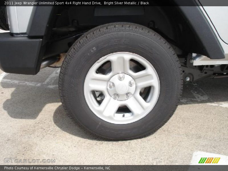  2011 Wrangler Unlimited Sport 4x4 Right Hand Drive Wheel