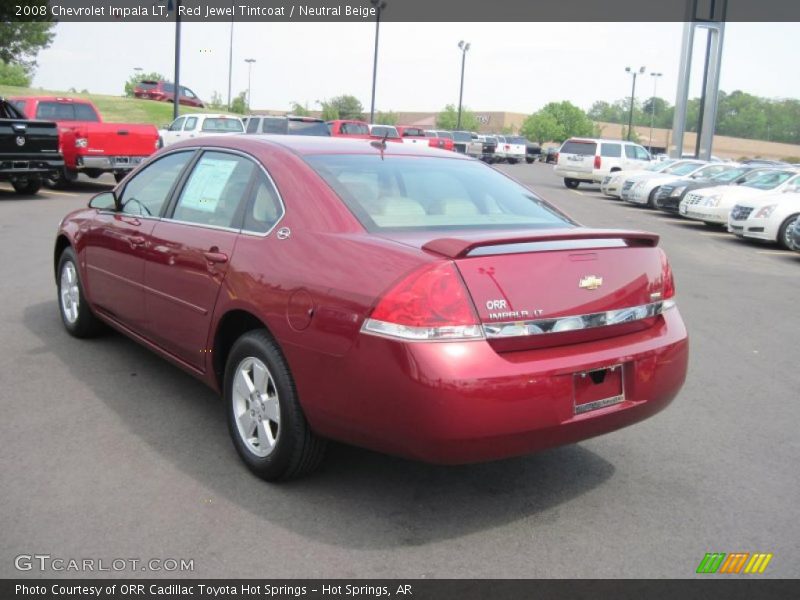 Red Jewel Tintcoat / Neutral Beige 2008 Chevrolet Impala LT