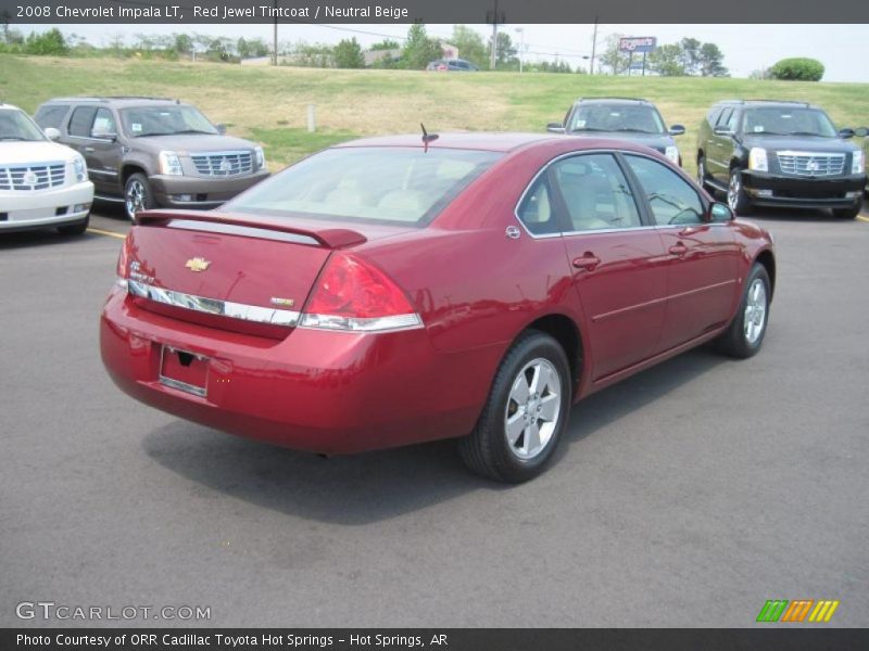 Red Jewel Tintcoat / Neutral Beige 2008 Chevrolet Impala LT