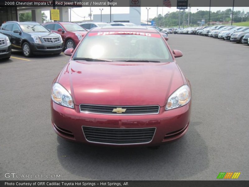 Red Jewel Tintcoat / Neutral Beige 2008 Chevrolet Impala LT