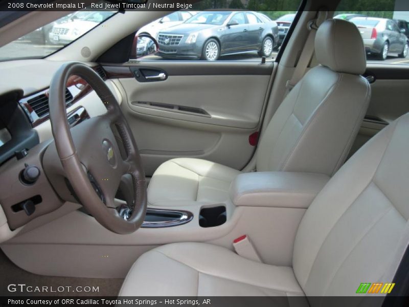 Red Jewel Tintcoat / Neutral Beige 2008 Chevrolet Impala LT