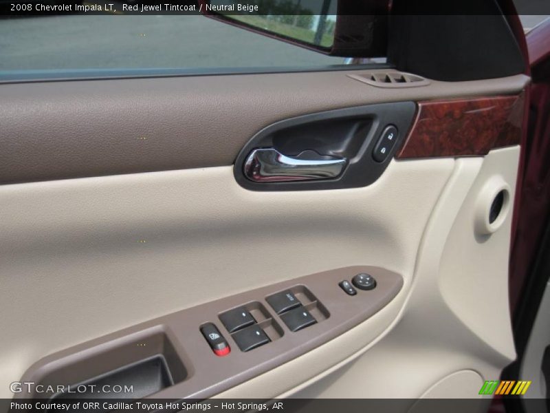 Red Jewel Tintcoat / Neutral Beige 2008 Chevrolet Impala LT