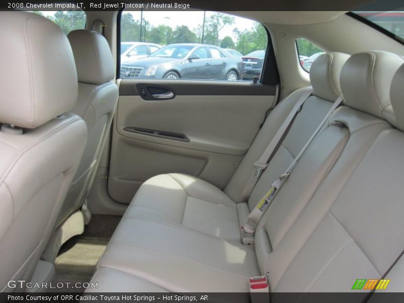 Red Jewel Tintcoat / Neutral Beige 2008 Chevrolet Impala LT