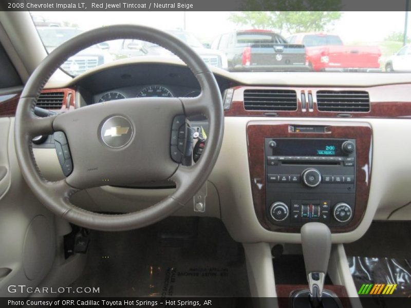 Red Jewel Tintcoat / Neutral Beige 2008 Chevrolet Impala LT