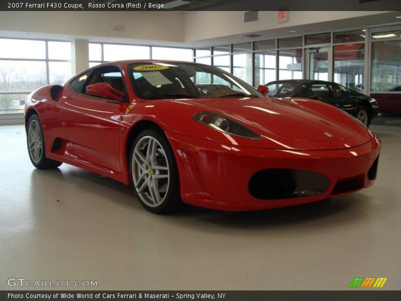 Rosso Corsa (Red) / Beige 2007 Ferrari F430 Coupe