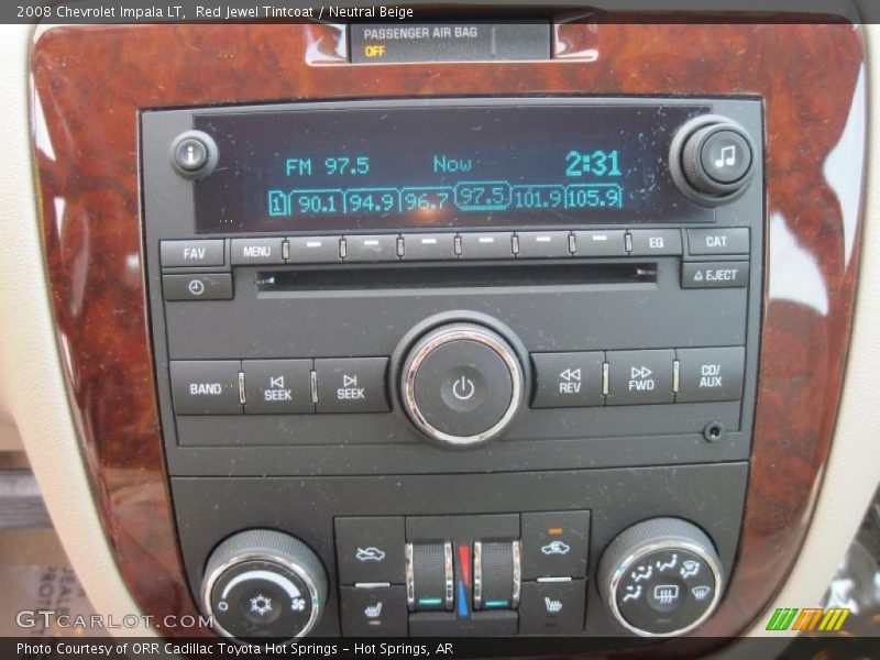 Red Jewel Tintcoat / Neutral Beige 2008 Chevrolet Impala LT