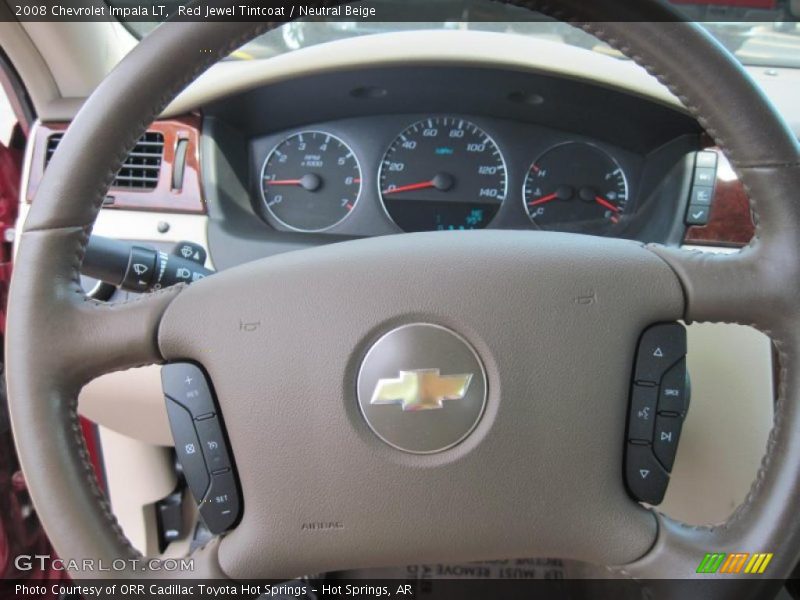 Red Jewel Tintcoat / Neutral Beige 2008 Chevrolet Impala LT
