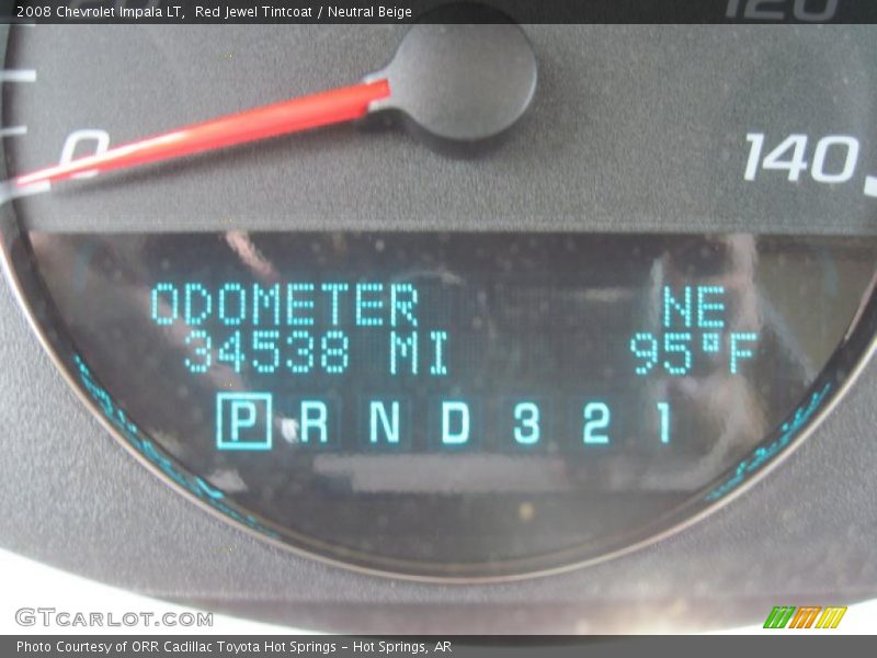 Red Jewel Tintcoat / Neutral Beige 2008 Chevrolet Impala LT