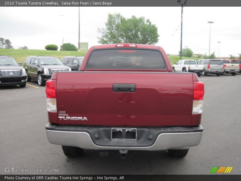 Salsa Red Pearl / Sand Beige 2010 Toyota Tundra CrewMax