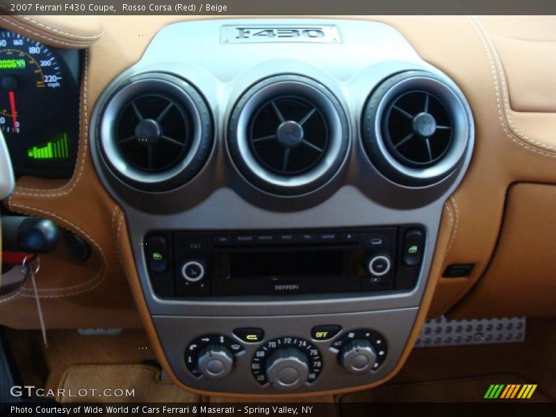 Controls of 2007 F430 Coupe