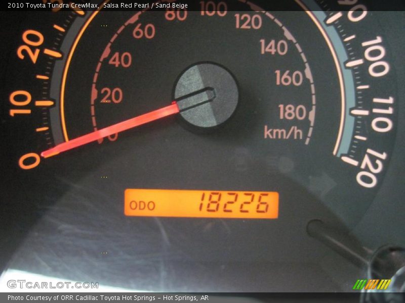 Salsa Red Pearl / Sand Beige 2010 Toyota Tundra CrewMax