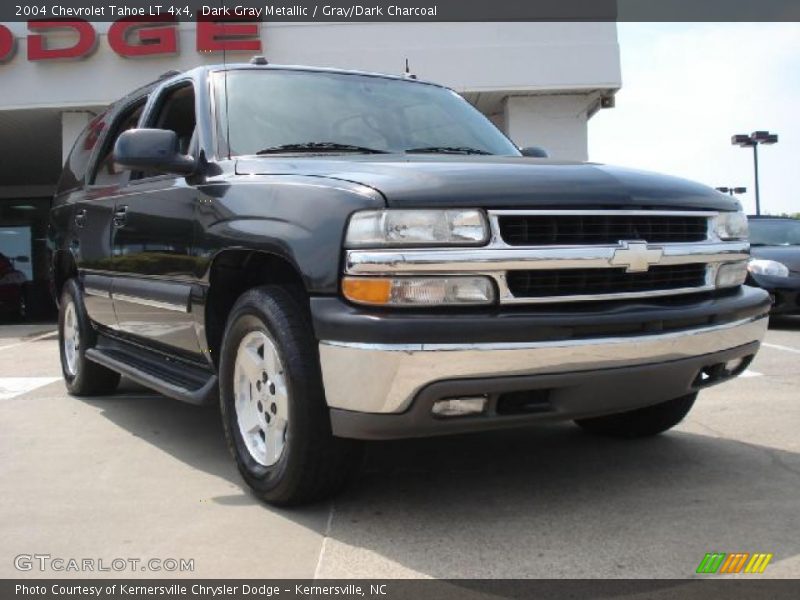 Dark Gray Metallic / Gray/Dark Charcoal 2004 Chevrolet Tahoe LT 4x4