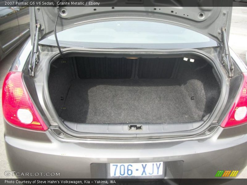 Granite Metallic / Ebony 2007 Pontiac G6 V6 Sedan