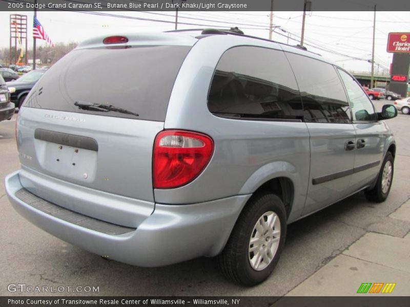 Butane Blue Pearl / Dark Khaki/Light Graystone 2005 Dodge Grand Caravan SE