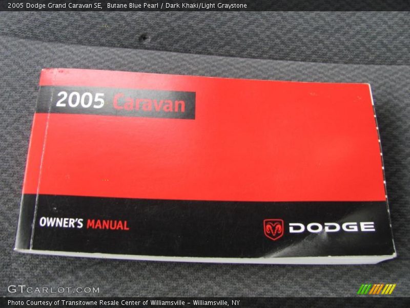 Butane Blue Pearl / Dark Khaki/Light Graystone 2005 Dodge Grand Caravan SE
