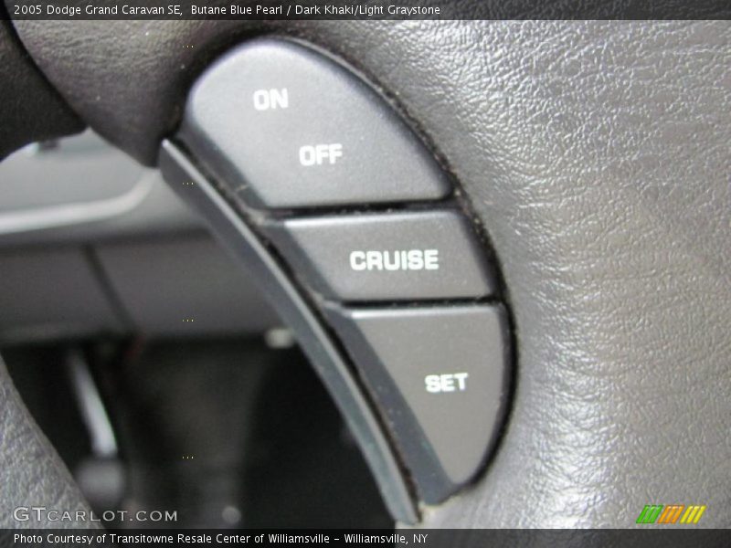 Butane Blue Pearl / Dark Khaki/Light Graystone 2005 Dodge Grand Caravan SE