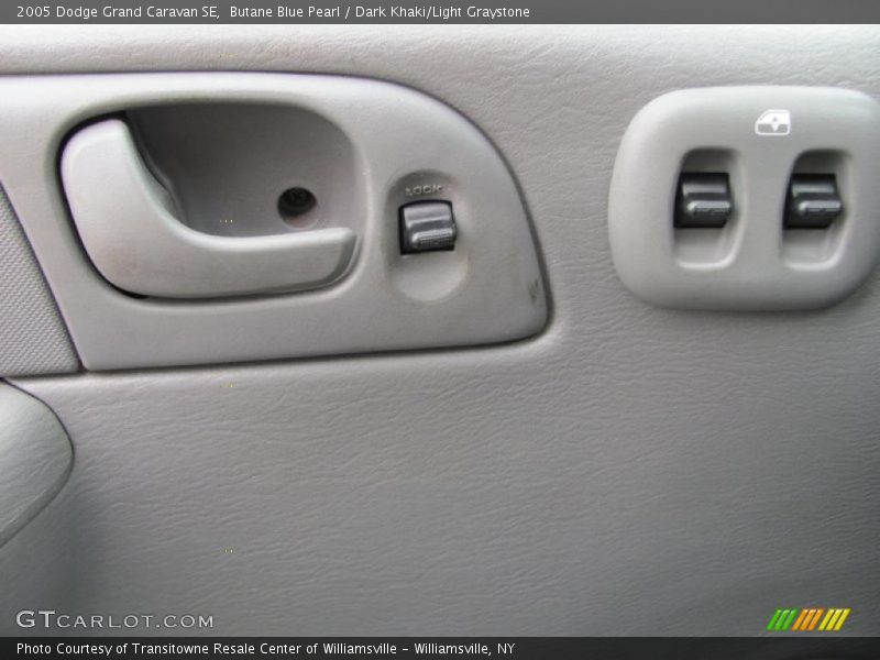 Butane Blue Pearl / Dark Khaki/Light Graystone 2005 Dodge Grand Caravan SE