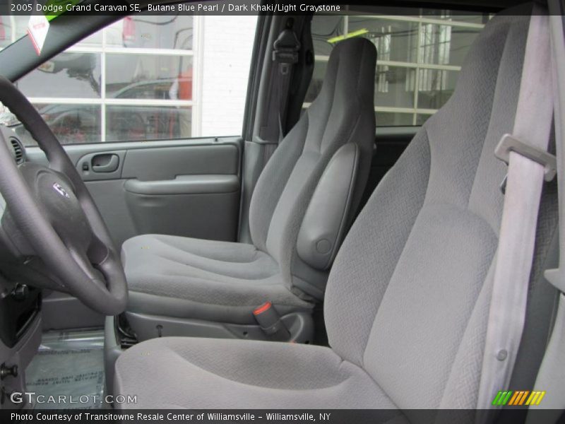 Butane Blue Pearl / Dark Khaki/Light Graystone 2005 Dodge Grand Caravan SE