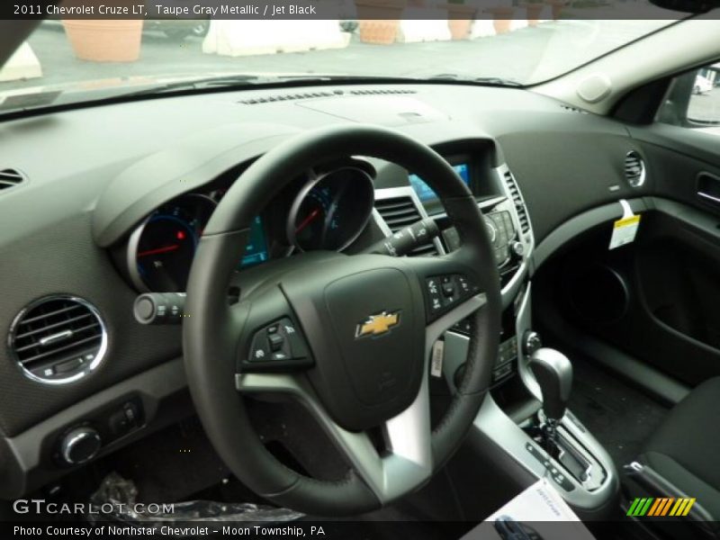 Taupe Gray Metallic / Jet Black 2011 Chevrolet Cruze LT