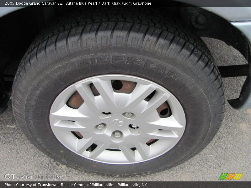 Butane Blue Pearl / Dark Khaki/Light Graystone 2005 Dodge Grand Caravan SE