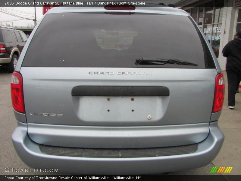 Butane Blue Pearl / Dark Khaki/Light Graystone 2005 Dodge Grand Caravan SE
