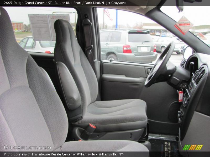 Butane Blue Pearl / Dark Khaki/Light Graystone 2005 Dodge Grand Caravan SE