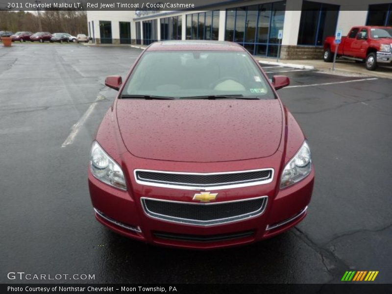 Red Jewel Tintcoat / Cocoa/Cashmere 2011 Chevrolet Malibu LT