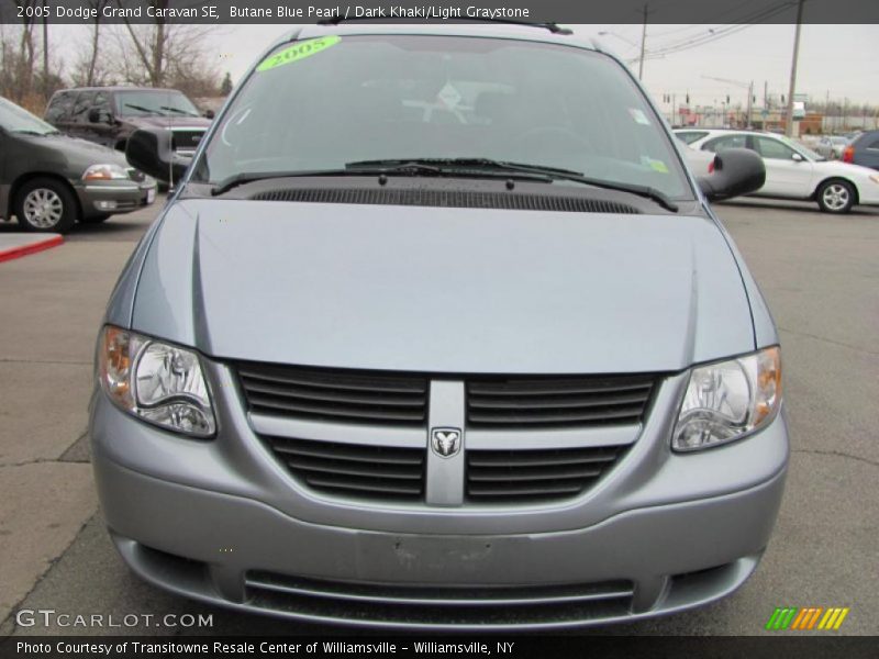 Butane Blue Pearl / Dark Khaki/Light Graystone 2005 Dodge Grand Caravan SE